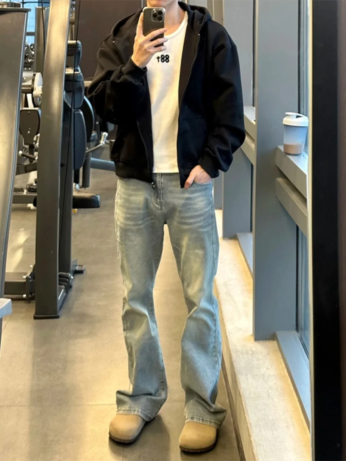 Light Blue Waed Men's Jeans Cleanfit Spring Autumn American Retro Flared High Street Straight Leg Pants Loose Fit Jeans
Light Blue Waed Men's Jeans Cleanfit Spring Autumn American Retro Flared High Street Straight Leg Pants Loose Fit Jeans