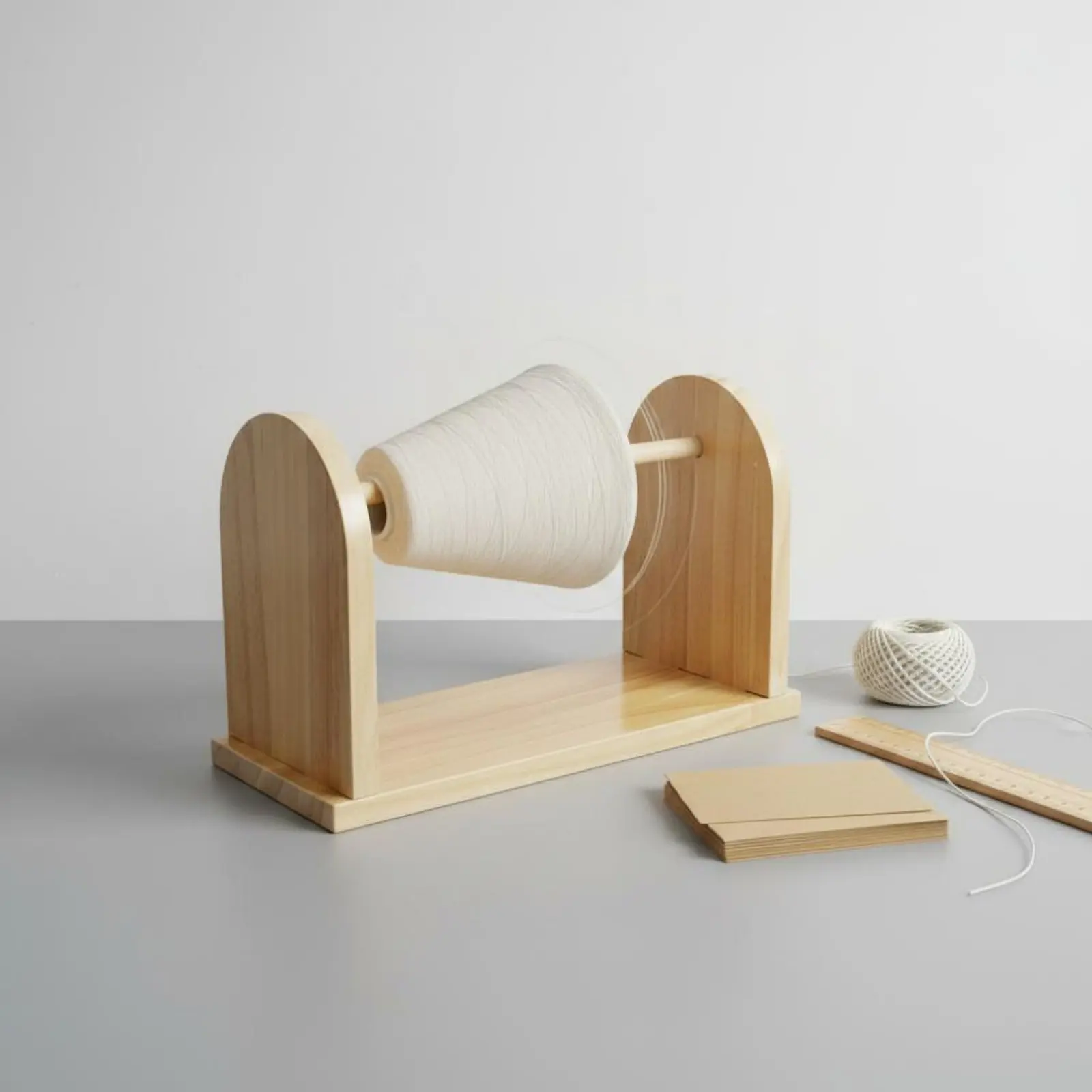 Single Spool Yarn Rack Hardwood Wood Rotating Yarn Dispenser Knitting Accessory Sturdy and Long-Lasting Crafting Tool Sleek
Single Spool Yarn Rack Hardwood Wood Rotating Yarn Dispenser Knitting Accessory Sturdy and Long-Lasting Crafting Tool Sleek