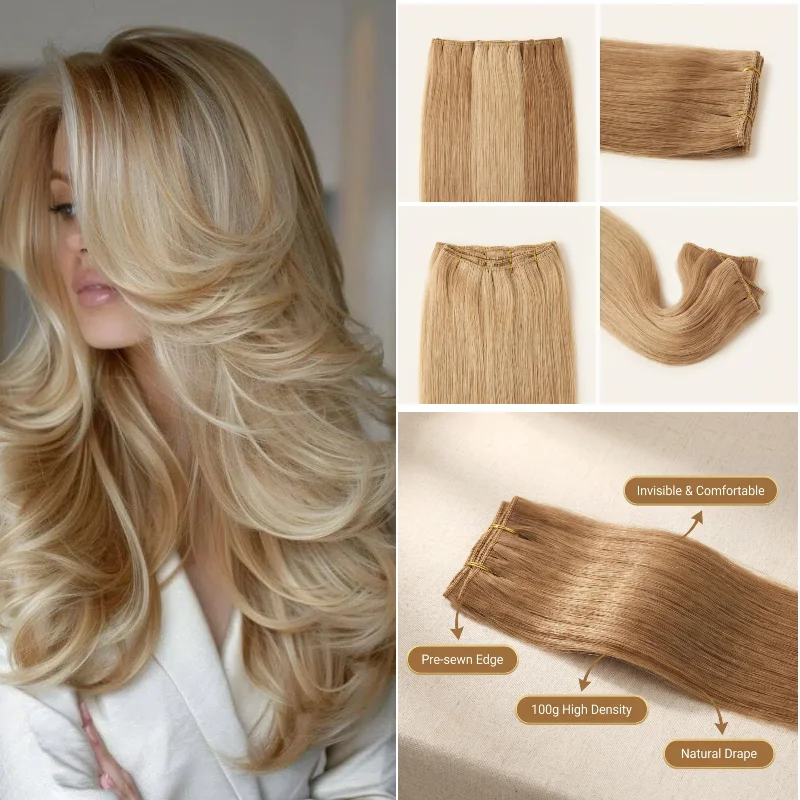 100% Human Virgin Hair Super Genius Weft 20inch 100g #1B #60 Ready to Use Hairpiece High Density & Volume Boost Wholesale
100% Human Virgin Hair Super Genius Weft 20inch 100g #1B #60 Ready to Use Hairpiece High Density & Volume Boost Wholesale