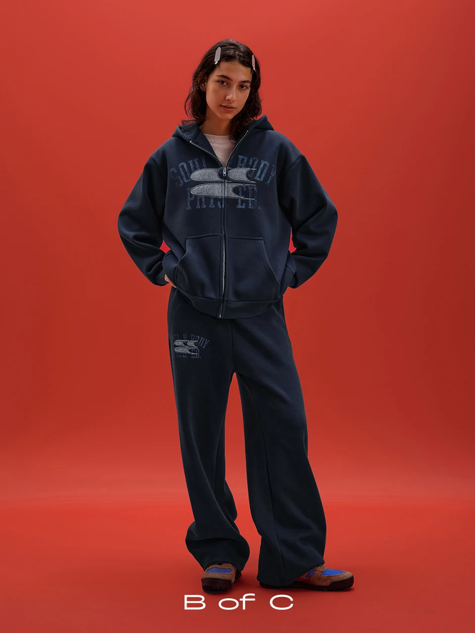 Retro Fce Lined Felted Wool Crnenter X BO SoulBody Vintage Sweatpants Loose Wide Leg Pants Polyester Cotton Blend
Retro Fce Lined Felted Wool Crnenter X BO SoulBody Vintage Sweatpants Loose Wide Leg Pants Polyester Cotton Blend
