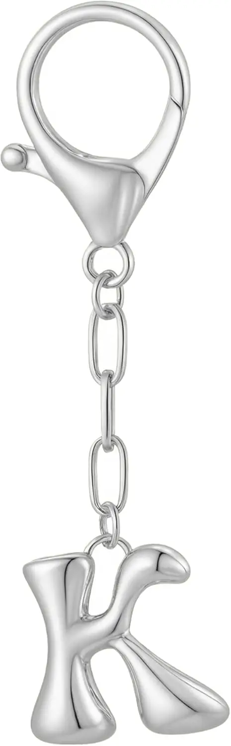 Bubble Initial Keychain Charm for Women Chunky Bag Purse Letters A-Z Handbag Accessory
Bubble Initial Keychain Charm for Women Chunky Bag Purse Letters A-Z Handbag Accessory