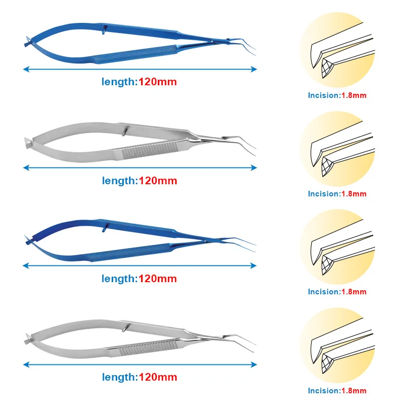 Autoclavable Capsulorhexis Forceps Clamp Stainless Titanium Alloy Ophthalmic Surgical Tool
Autoclavable Capsulorhexis Forceps Clamp Stainless Titanium Alloy Ophthalmic Surgical Tool
