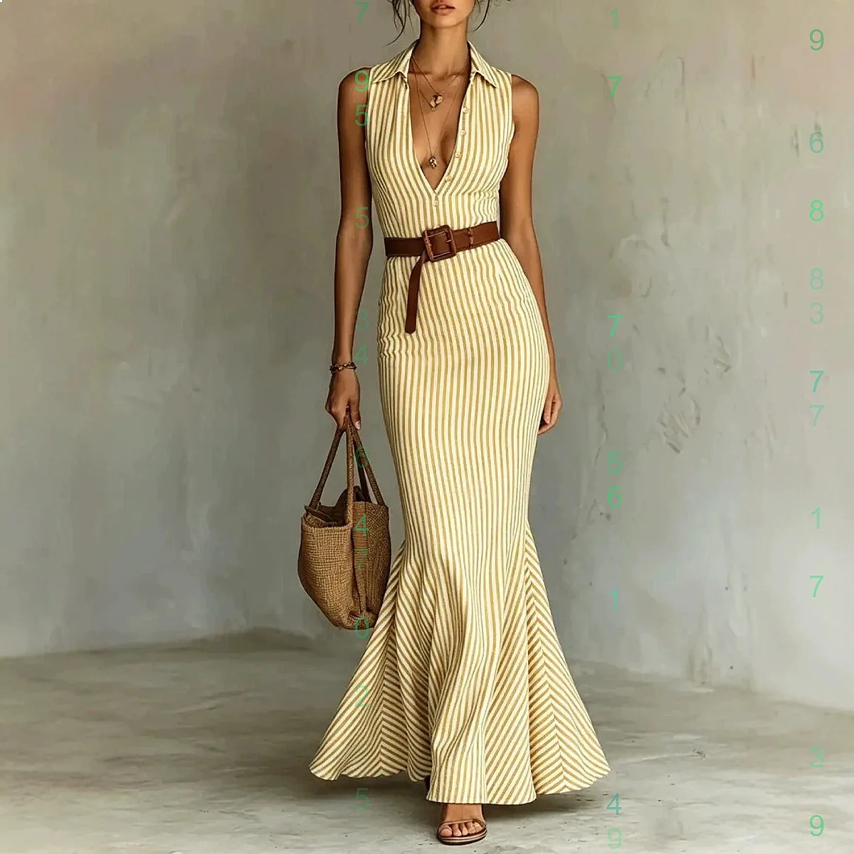 Striped V Neck Dress with Belt for Women Spring Summer Elegant Dresses Jumpsuit Playsuit
Striped V Neck Dress with Belt for Women Spring Summer Elegant Dresses Jumpsuit Playsuit