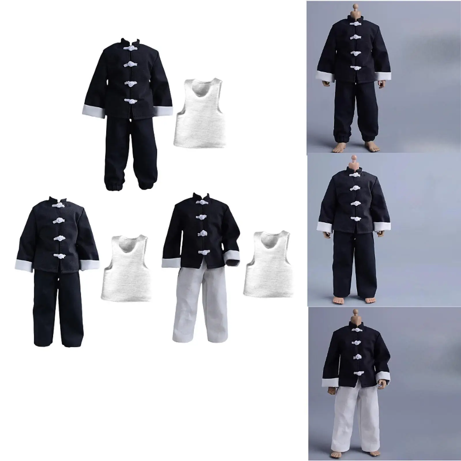 3Pcs 1:12 Coat and Pants Vest Handmade Doll Clothes Miniature Clothing for 6 inch Male Action Figures Doll Model Accessories
3Pcs 1:12 Coat and Pants Vest Handmade Doll Clothes Miniature Clothing for 6 inch Male Action Figures Doll Model Accessories