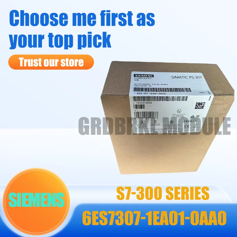 Brand New Original SIEMENS 6ES7307-1EA01-0AA0 6ES7 307-1EA01-0AA0 S7-300 Power Supply Module
Brand New Original SIEMENS 6ES7307-1EA01-0AA0 6ES7 307-1EA01-0AA0 S7-300 Power Supply Module