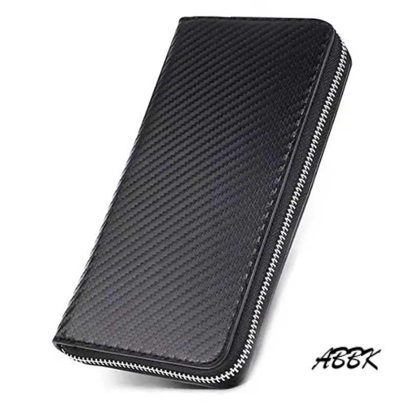 ABBK-Углеродное волокно, микрофибра, кожа, длинная молния, большая емкость, зажим для карт, карман для банкнот, мужской кошелек для мобильного телефона
ABBK-Углеродное волокно, микрофибра, кожа, длинная молния, большая емкость, зажим для карт, карман для банкнот, мужской кошелек для мобильного телефона