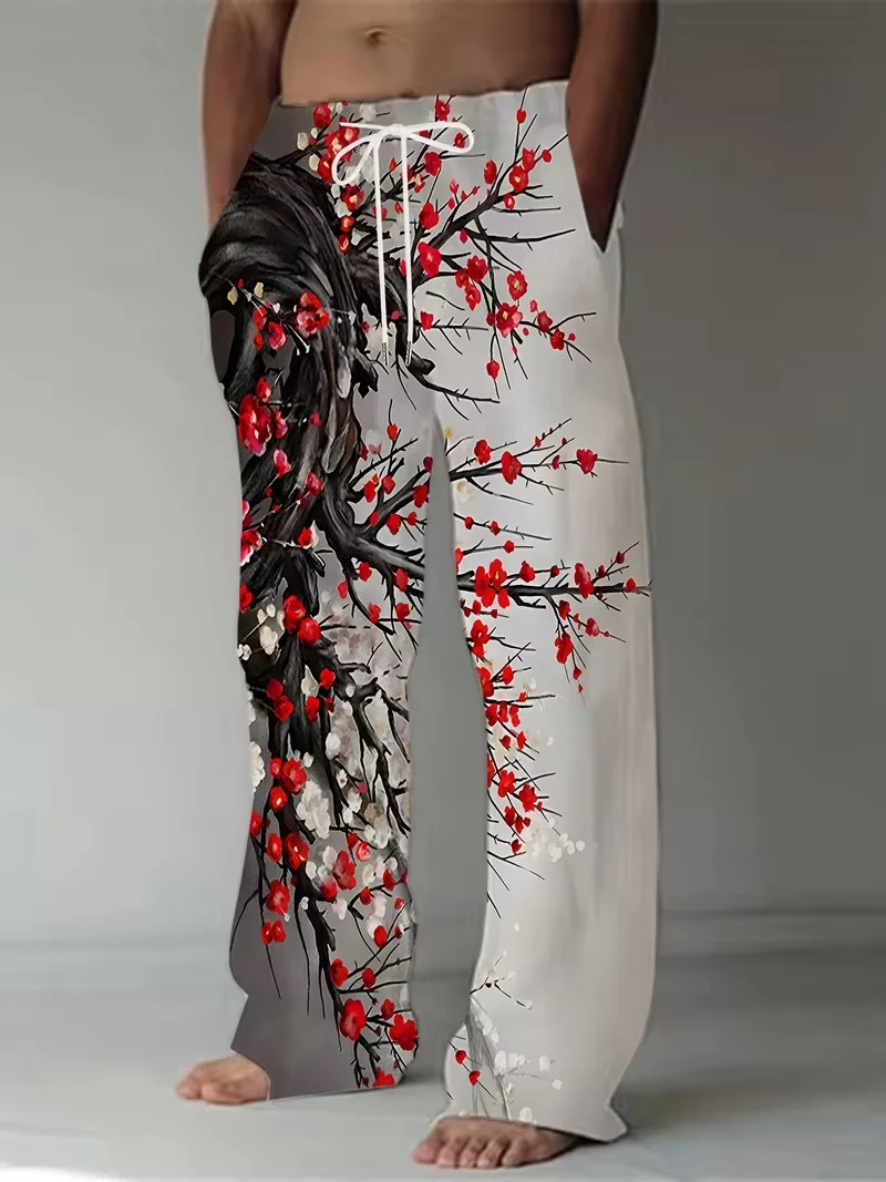 Japanese Cherry Blossom Pattern 3D Pants for Both Men and Women, Oversized Casual Sports Pants, Street Pants, Gothic Loose Fit
Japanese Cherry Blossom Pattern 3D Pants for Both Men and Women, Oversized Casual Sports Pants, Street Pants, Gothic Loose Fit