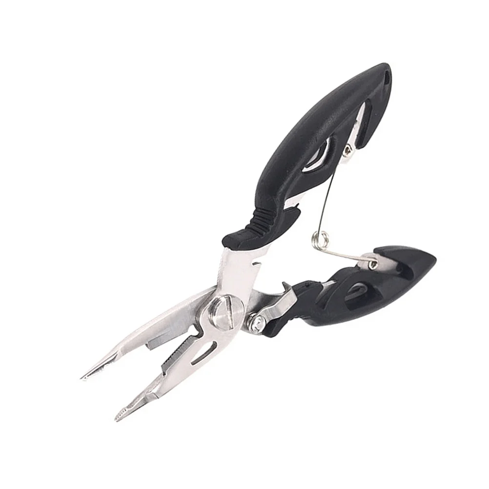 Black Stainless Steel Fishing Scissors Pliers Corrosion Resistant Multifunction Fishing Line Cutter Tackle Tool
Black Stainless Steel Fishing Scissors Pliers Corrosion Resistant Multifunction Fishing Line Cutter Tackle Tool
