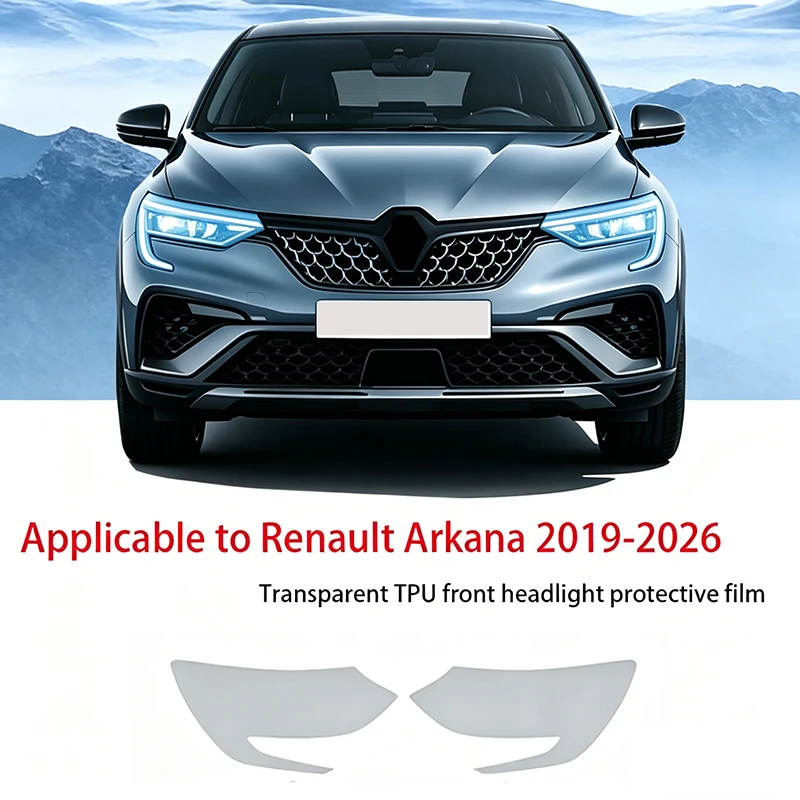 Fit for Renault Arkana 2019-2026 Transparent Smoked Black TPU Front Headlight Protective Film Anti-Scratch UV Resistant Vinyl Pa
Fit for Renault Arkana 2019-2026 Transparent Smoked Black TPU Front Headlight Protective Film Anti-Scratch UV Resistant Vinyl Pa