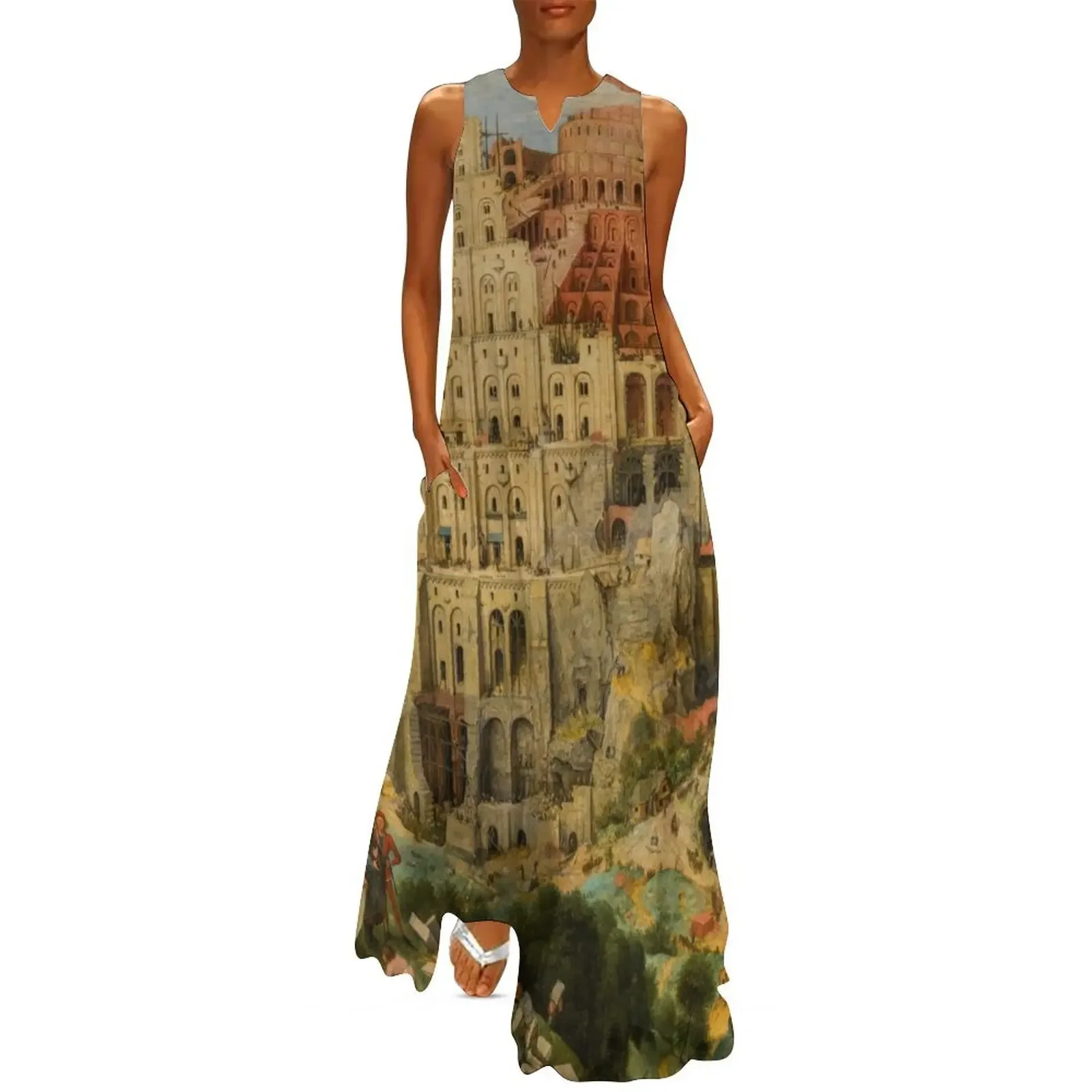 Pieter Bruegel the Elder - The (Great) Tower of Babel Long Dress Evening gown evening dress ladies Dress
Pieter Bruegel the Elder - The (Great) Tower of Babel Long Dress Evening gown evening dress ladies Dress