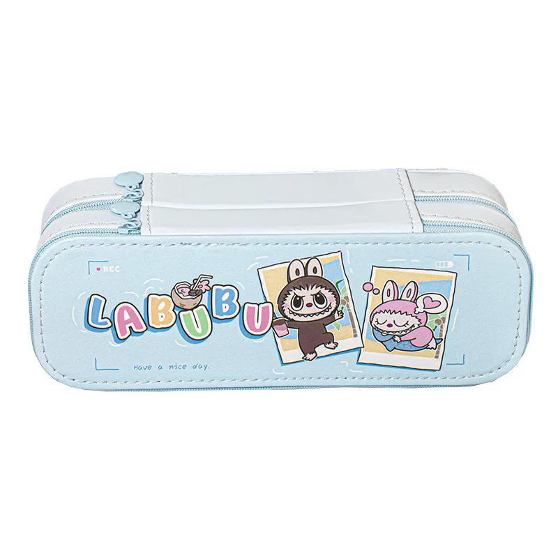 Labubu Kawaii double-layer pen case ugly but cute Double layered stationery box Small gift
Labubu Kawaii double-layer pen case ugly but cute Double layered stationery box Small gift