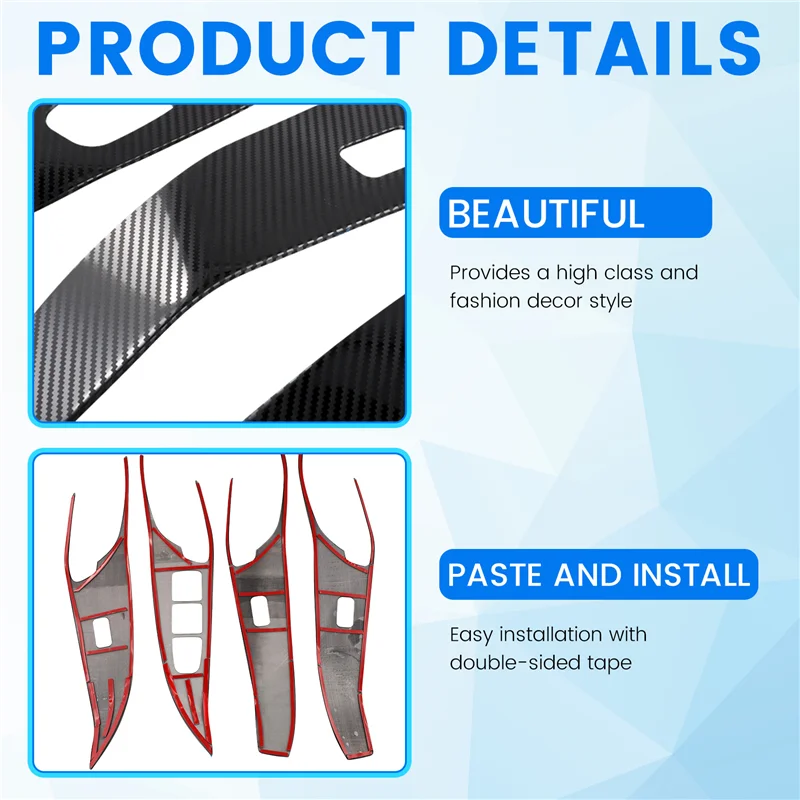 For Haval H6 3Rd Gen 2021-2023 Car Window Lift Switch Button Panel Cover Trim Interior Accessories
For Haval H6 3Rd Gen 2021-2023 Car Window Lift Switch Button Panel Cover Trim Interior Accessories