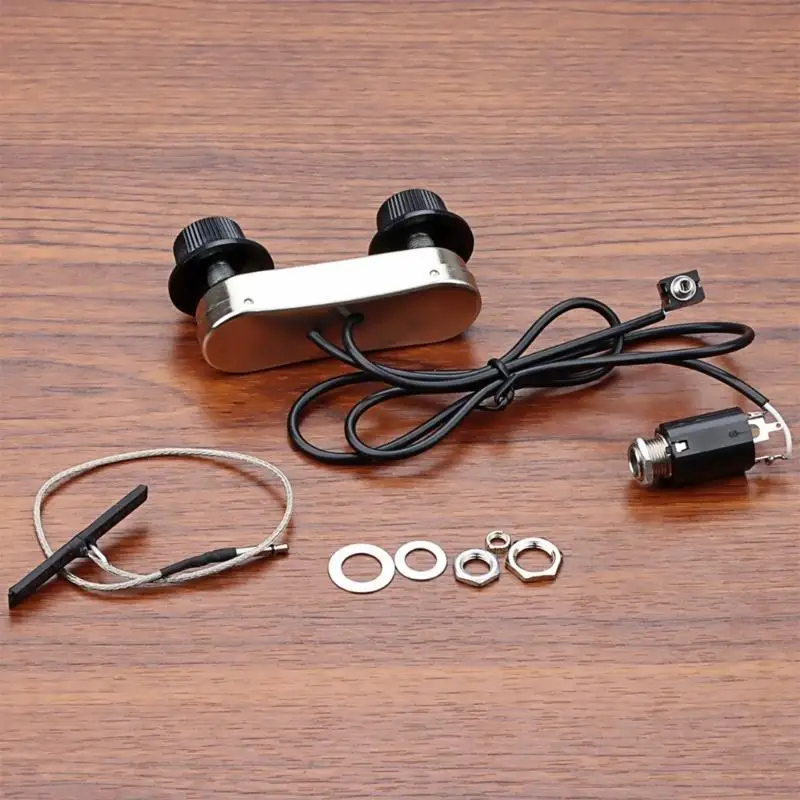 Violin Accessory Bridge Pickup Violin Tool Guitar Violin Pickup Piezo Transducer Bridge Set with Tone Volumes Knobs
Violin Accessory Bridge Pickup Violin Tool Guitar Violin Pickup Piezo Transducer Bridge Set with Tone Volumes Knobs