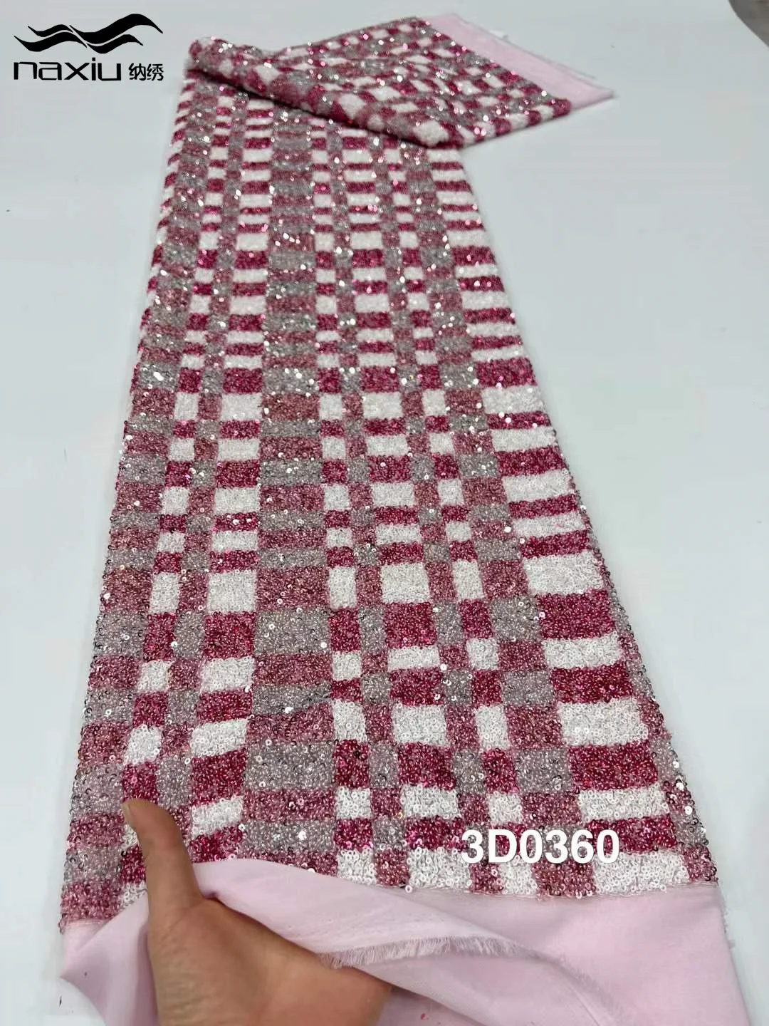 Madison 5 Yards High-end Heavy Beaded Fabric Latest African Luxury Sequins Groom Embroidery Fabric French Tulle Lace For Sewing
Madison 5 Yards High-end Heavy Beaded Fabric Latest African Luxury Sequins Groom Embroidery Fabric French Tulle Lace For Sewing