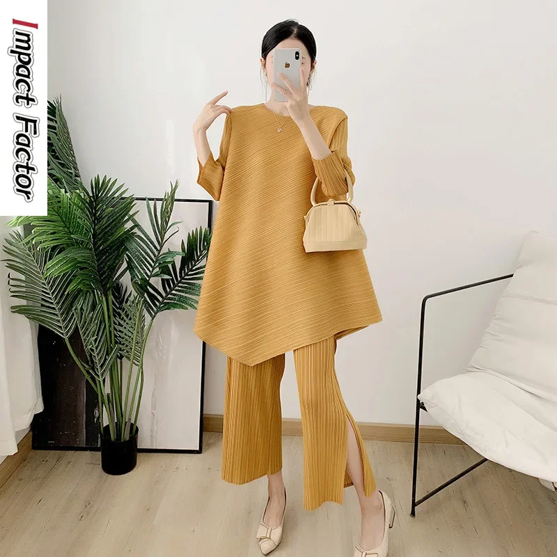 Pleated Set 2024 New Early Spring and Autumn Fashionable Skirt Temperament Large Irregular Two Piece Set Women's Long Style
Pleated Set 2024 New Early Spring and Autumn Fashionable Skirt Temperament Large Irregular Two Piece Set Women's Long Style