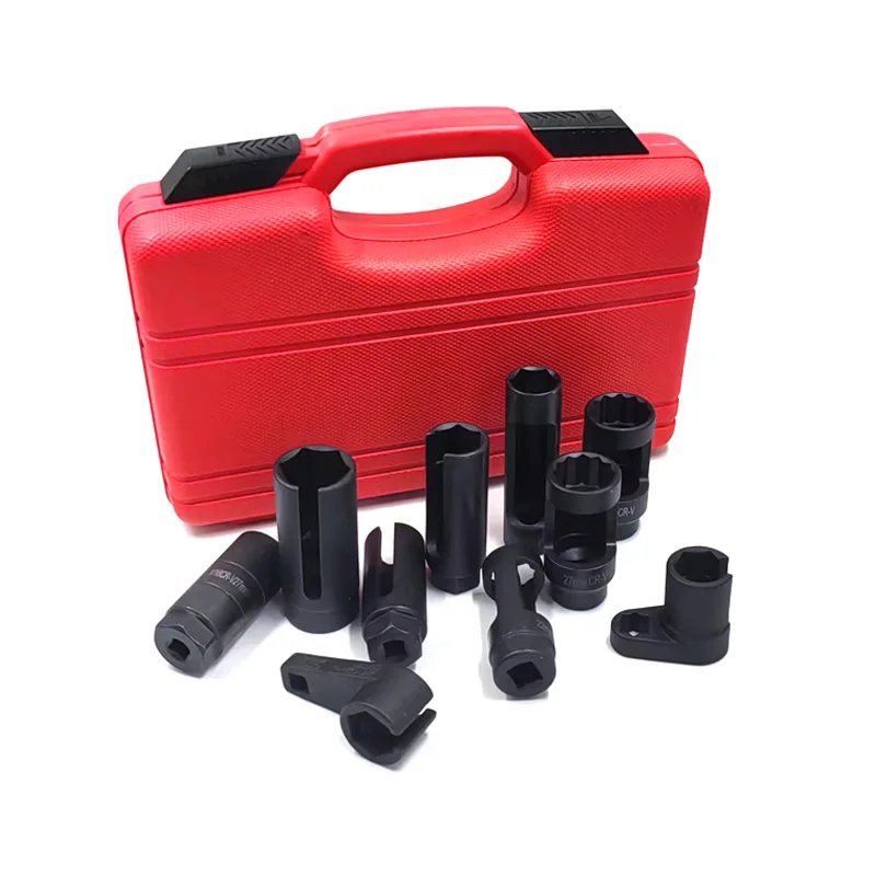 Набор торцевых ключей для датчика O2, 10 предметов, набор инструментов для снятия датчика кислорода для ремонта автомобилей
Набор торцевых ключей для датчика O2, 10 предметов, набор инструментов для снятия датчика кислорода для ремонта автомобилей