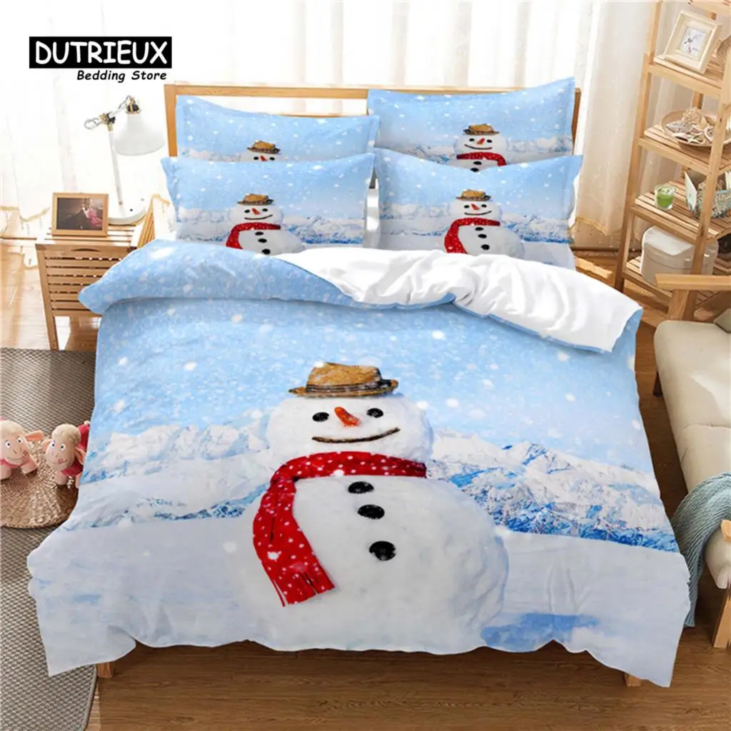 Snow Scene Bedding Set, Christmas Duvet Cover Set, Soft Comfortable Breathable Duvet Cover, For Bedroom Guest Room Decor
Snow Scene Bedding Set, Christmas Duvet Cover Set, Soft Comfortable Breathable Duvet Cover, For Bedroom Guest Room Decor