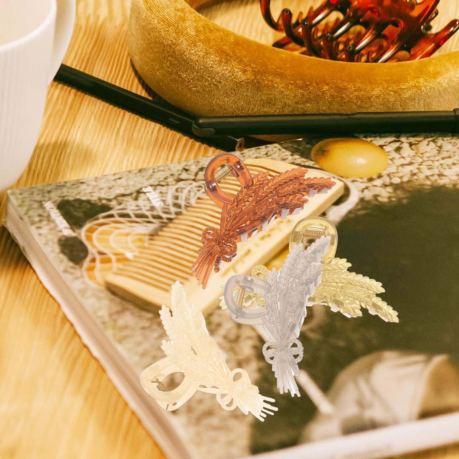 4pcs For Women Large Claw Clips Thick Hair Styling Accessories Decorative Jaw Clips Big Hair Claw Clip Set Durable Plastic Party
4pcs For Women Large Claw Clips Thick Hair Styling Accessories Decorative Jaw Clips Big Hair Claw Clip Set Durable Plastic Party