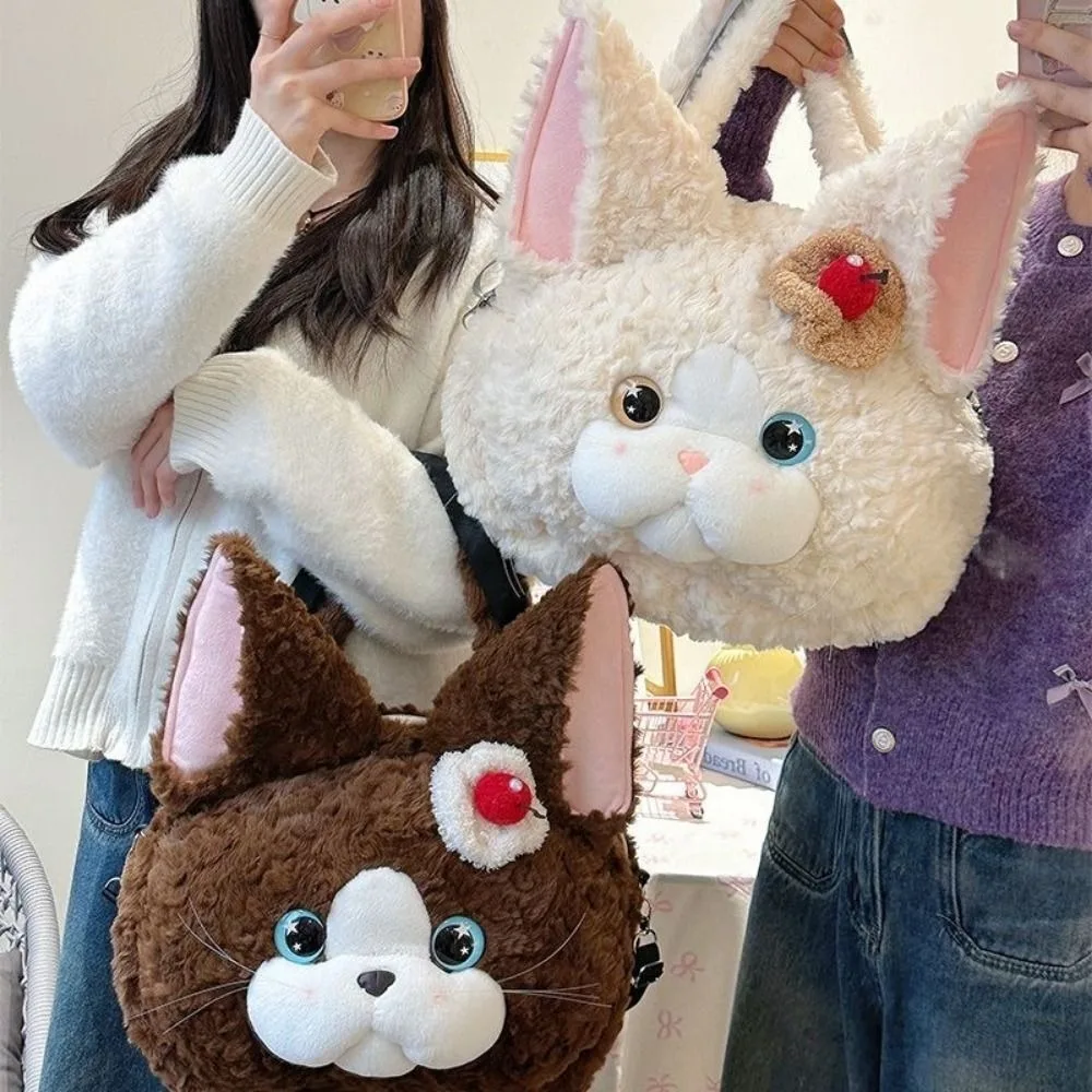 Creative Cute Cat Backpack Cartoon Soft Devon Rex Cat Plush Schoolbag Devon Rex Animal Plush Bag Student
Creative Cute Cat Backpack Cartoon Soft Devon Rex Cat Plush Schoolbag Devon Rex Animal Plush Bag Student