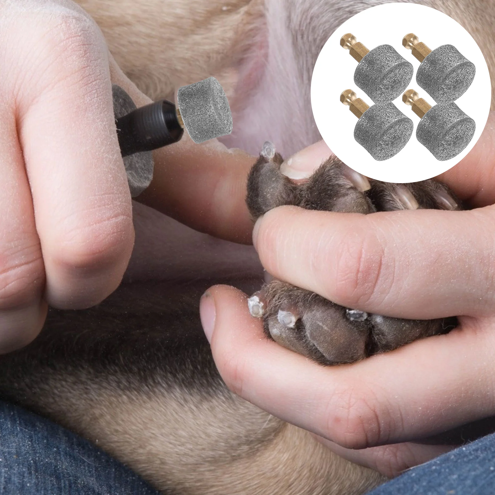 5 Pcs Nail Polisher Replacement Head Pet Claws Sanding Dog Paw Trimmer Clippers Electric Grinding Metal Wheel Grinder
5 Pcs Nail Polisher Replacement Head Pet Claws Sanding Dog Paw Trimmer Clippers Electric Grinding Metal Wheel Grinder
