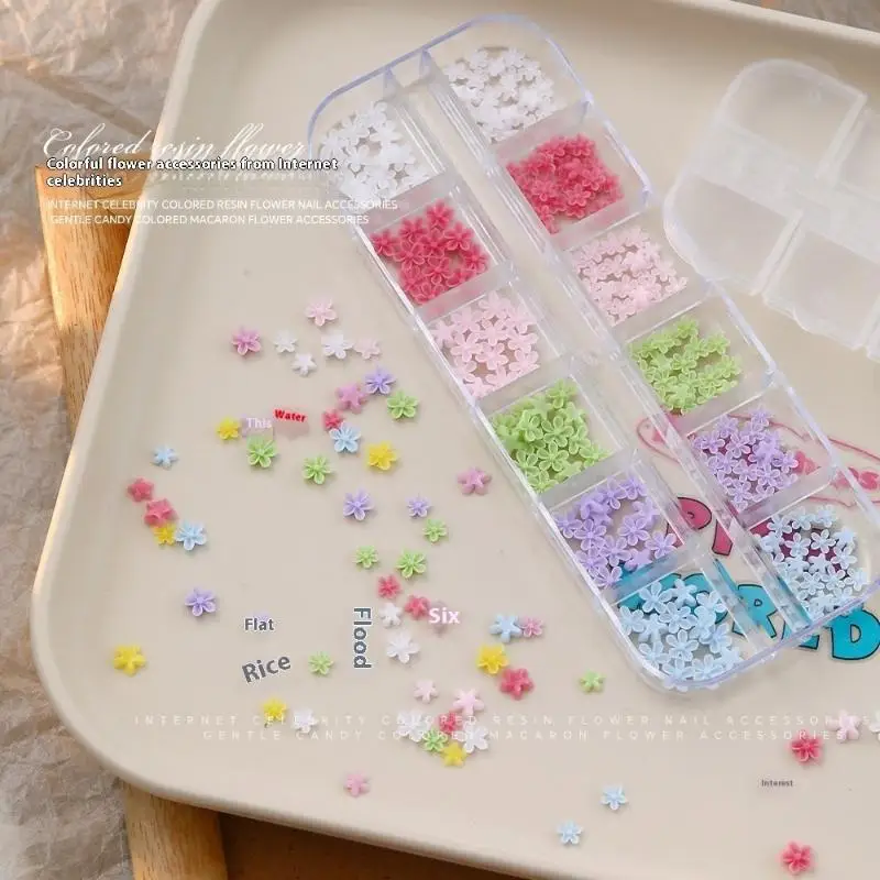 12 Grids Mini Mixed Five Petal Flower Nail Art Nail Charm Nail Appliques Nail Decoration Accessories Summer
12 Grids Mini Mixed Five Petal Flower Nail Art Nail Charm Nail Appliques Nail Decoration Accessories Summer