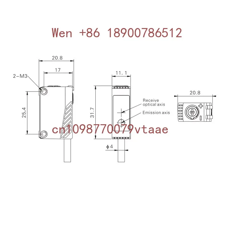 Akusense ELE-D80NR 800mm Long Range Economical Laser Sensor, PNP/NPN Output Diffuse Optical Detection Sensor Manufacturer
Akusense ELE-D80NR 800mm Long Range Economical Laser Sensor, PNP/NPN Output Diffuse Optical Detection Sensor Manufacturer