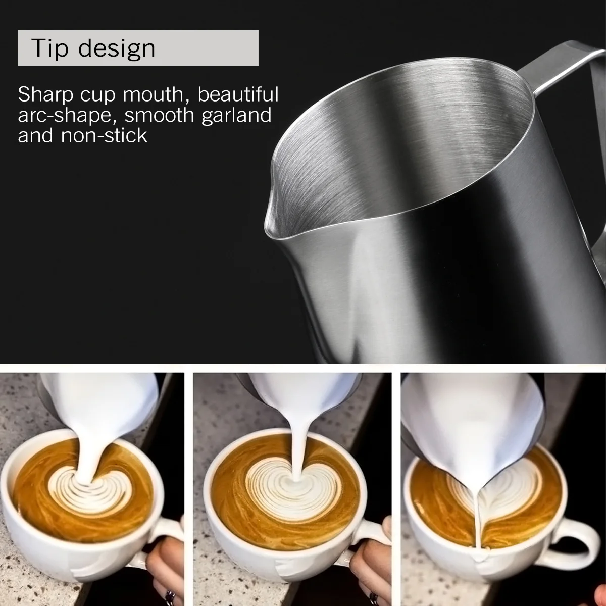 1pc 200Ml Stainless Milk Frothing Pitcher Latte Art Cup For Cappuccino Coffee Milk Frothers Home Kitchen Dishwasher Safe
1pc 200Ml Stainless Milk Frothing Pitcher Latte Art Cup For Cappuccino Coffee Milk Frothers Home Kitchen Dishwasher Safe