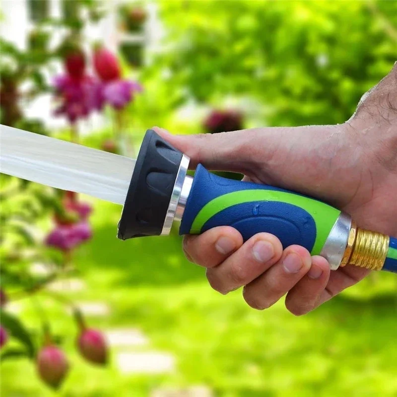 Multi-function High Pressure Garden Spray Gun Adjustable Manual Hose Nozzle Sprinkler Gardening Tool For Flower Grass Sprinkling
Multi-function High Pressure Garden Spray Gun Adjustable Manual Hose Nozzle Sprinkler Gardening Tool For Flower Grass Sprinkling