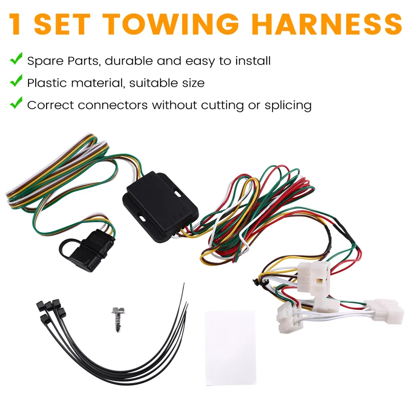 4 Pin Trailer Wiring Harness With Traction Hanging Device Wire Part 55379 For Toyota Pickup 1989-1995 Tacoma 1995-2004
4 Pin Trailer Wiring Harness With Traction Hanging Device Wire Part 55379 For Toyota Pickup 1989-1995 Tacoma 1995-2004
