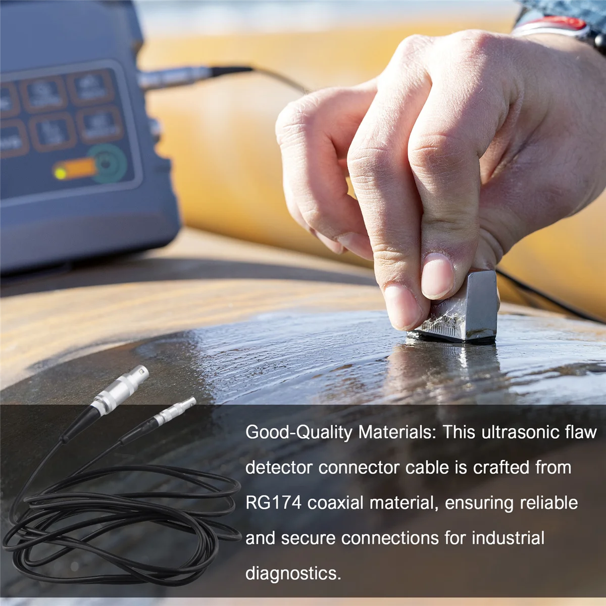 【Lowest-Price!】FFA 1S 1 C9 to FFA 00S 00 C5 Connection RG174 Cable for Ultrasonic Flaw Detector Connector Wire Terminals
【Lowest-Price!】FFA 1S 1 C9 to FFA 00S 00 C5 Connection RG174 Cable for Ultrasonic Flaw Detector Connector Wire Terminals