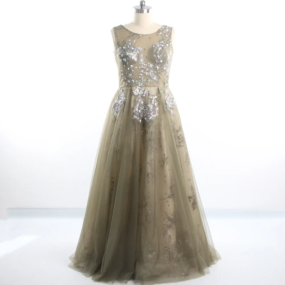 Evening Dresses O-neck Beading illusion Appliques Sleeveless Green A-line Floor Length Lace up Plus Women Party Dress 2022 B1176
Evening Dresses O-neck Beading illusion Appliques Sleeveless Green A-line Floor Length Lace up Plus Women Party Dress 2022 B1176