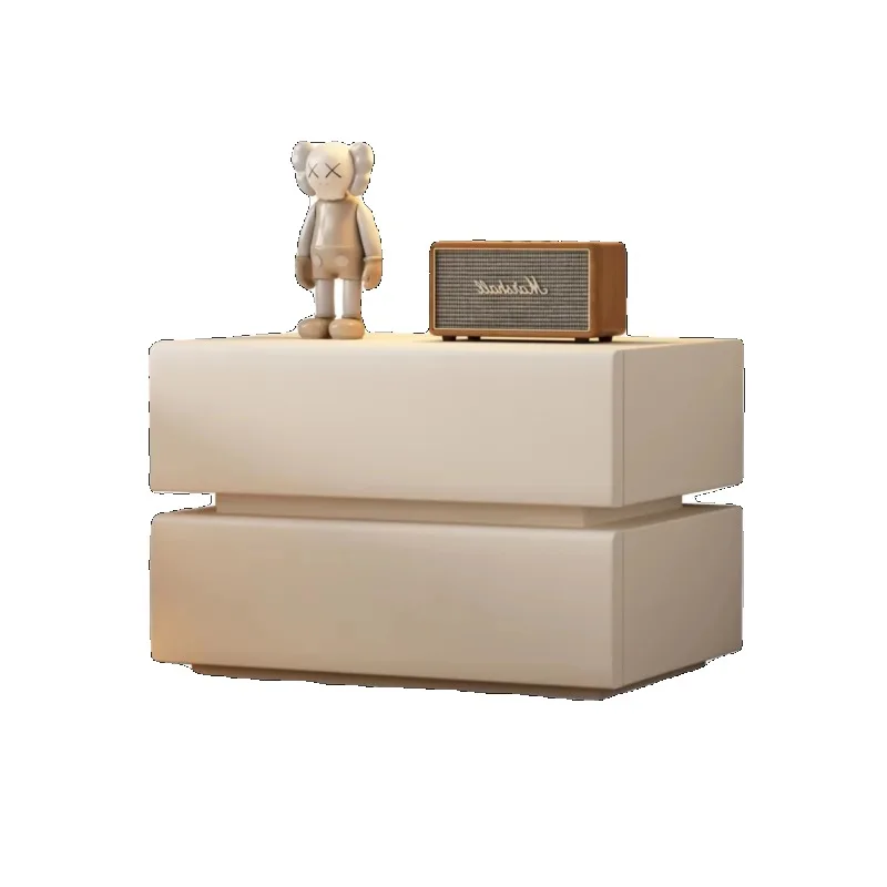 Solid wood cream wind bedside table, high-end double-layer floor-to-ceiling installation-free bedside table, bedroom home simple
Solid wood cream wind bedside table, high-end double-layer floor-to-ceiling installation-free bedside table, bedroom home simple