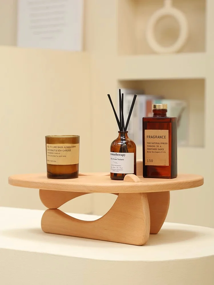 Wooden Tabletop Storage Shelf Perfume Skincare Display Holder Home Solid Wood Table Organizer Creative Showcase
Wooden Tabletop Storage Shelf Perfume Skincare Display Holder Home Solid Wood Table Organizer Creative Showcase