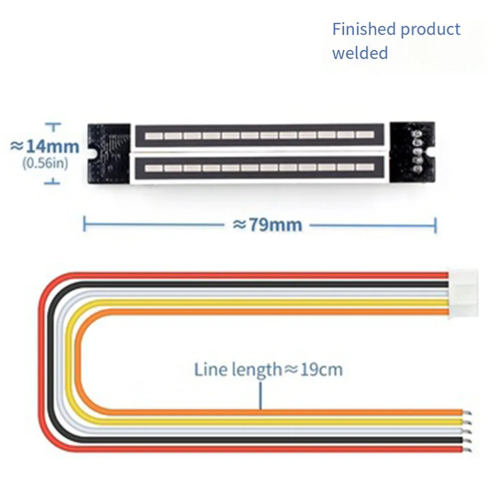 Adjustable Light Speed Dual 12bit Level Meter 12bit Stereo Level Indicator Adjustable Light Bar Stereo Level Indicator Module
Adjustable Light Speed Dual 12bit Level Meter 12bit Stereo Level Indicator Adjustable Light Bar Stereo Level Indicator Module