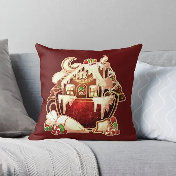 Holiday Wishes Gingerbread Teacup Printing Throw Pillow Cover Home Bedroom Anime Office Throw Pillows not include One Side
Holiday Wishes Gingerbread Teacup Printing Throw Pillow Cover Home Bedroom Anime Office Throw Pillows not include One Side