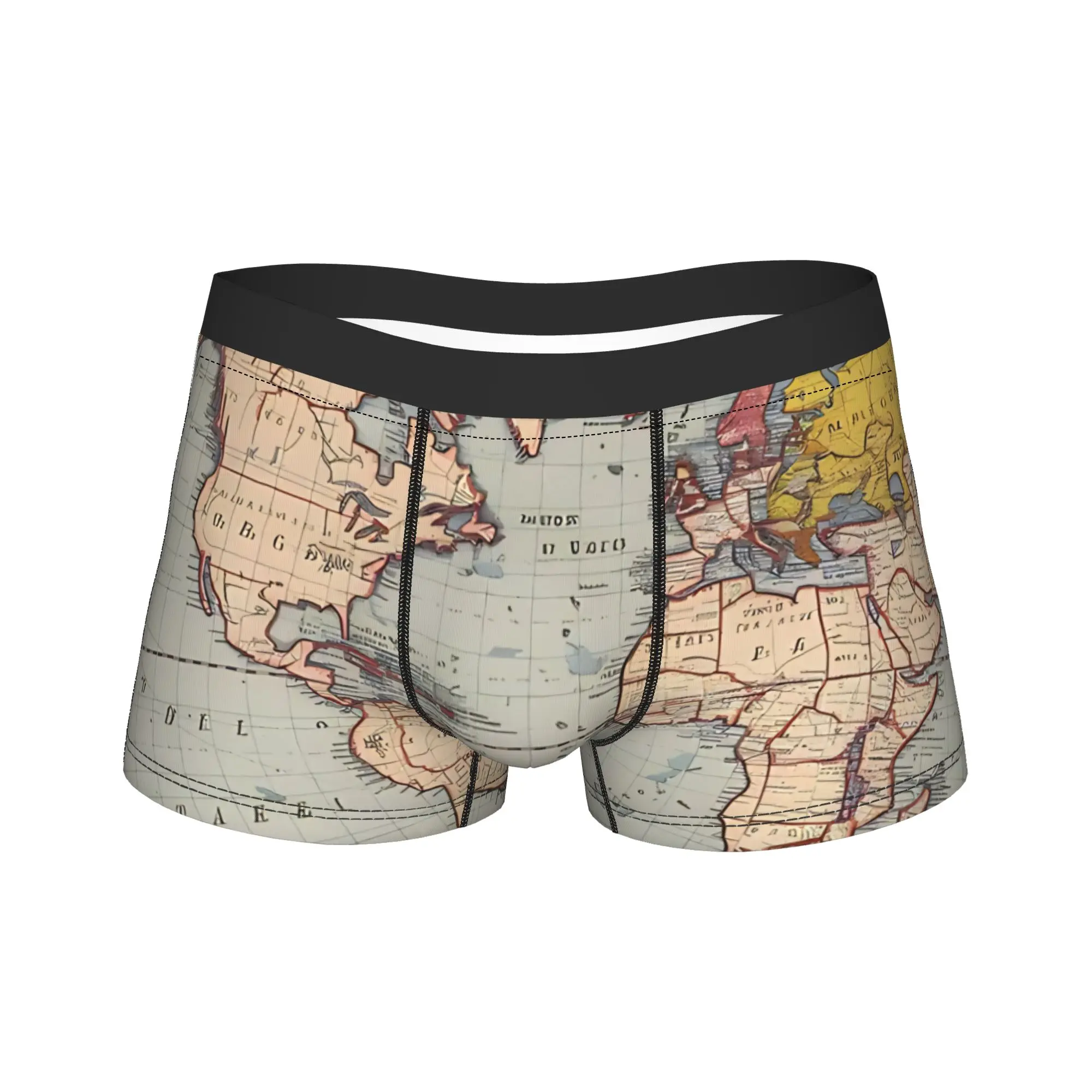 Мужские трусы-боксеры с винтажной картой мира, оригинальные боксеры с принтом, большие размеры, трусы-шорты с принтом.
Мужские трусы-боксеры с винтажной картой мира, оригинальные боксеры с принтом, большие размеры, трусы-шорты с принтом.