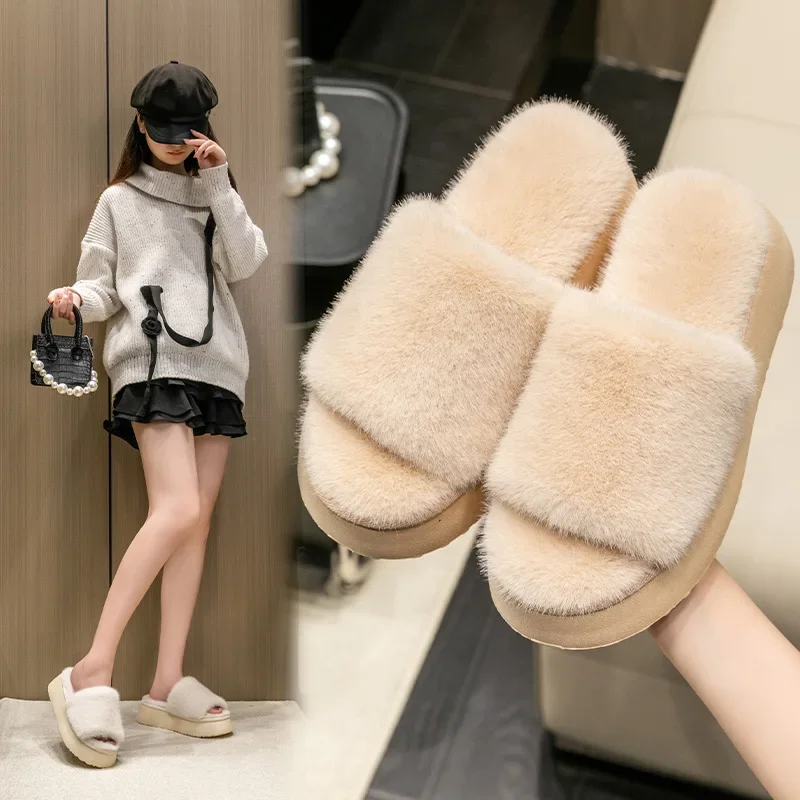 Женская осенняя обувь с волосатой подошвой, универсальная верхняя одежда, новинка 2024, зимняя мода, уличные популярные плюшевые хлопковые тапочки
Женская осенняя обувь с волосатой подошвой, универсальная верхняя одежда, новинка 2024, зимняя мода, уличные популярные плюшевые хлопковые тапочки