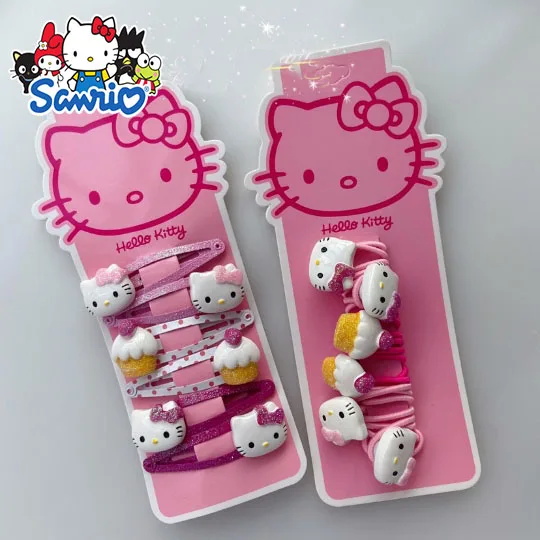 Sanrio HelloKitty Hairpin Headstring Cartoon Peripheral Japan & Korea Fresh Temperament Girl BB Clip Bangs Clip Accessories
Sanrio HelloKitty Hairpin Headstring Cartoon Peripheral Japan & Korea Fresh Temperament Girl BB Clip Bangs Clip Accessories