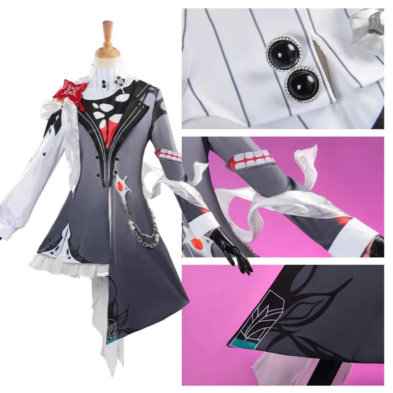 ABC123Game Honkai Star Rail 7th Costume Full Set Wig Outfit Uniform Evernight March 7th Cosplay Role Pla5,j'8.k/4\
ABC123Game Honkai Star Rail 7th Costume Full Set Wig Outfit Uniform Evernight March 7th Cosplay Role Pla5,j'8.k/4\