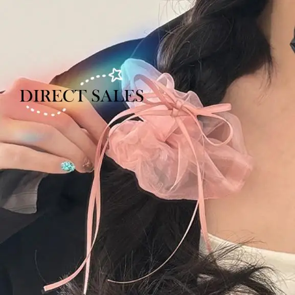 Light Weight Ruffle Design Organza Hair Circles Elastic Soft Long Ribbon Bow Scrunchies Romantic Washable Hair Ties Daily
Light Weight Ruffle Design Organza Hair Circles Elastic Soft Long Ribbon Bow Scrunchies Romantic Washable Hair Ties Daily