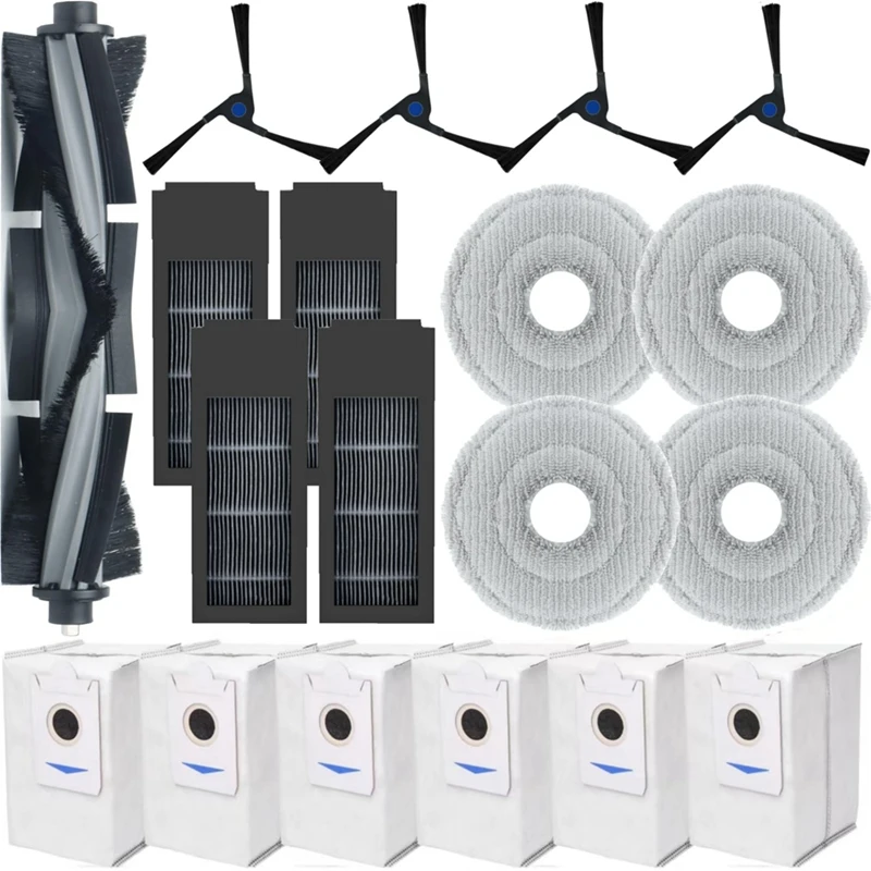 The New Replacement Parts For ECOVACS Deebot X2 Omni/Max/Pro Vacuum Cleaner Accessories Kit,Main Brush Mop Filter Vacuum Bags
The New Replacement Parts For ECOVACS Deebot X2 Omni/Max/Pro Vacuum Cleaner Accessories Kit,Main Brush Mop Filter Vacuum Bags