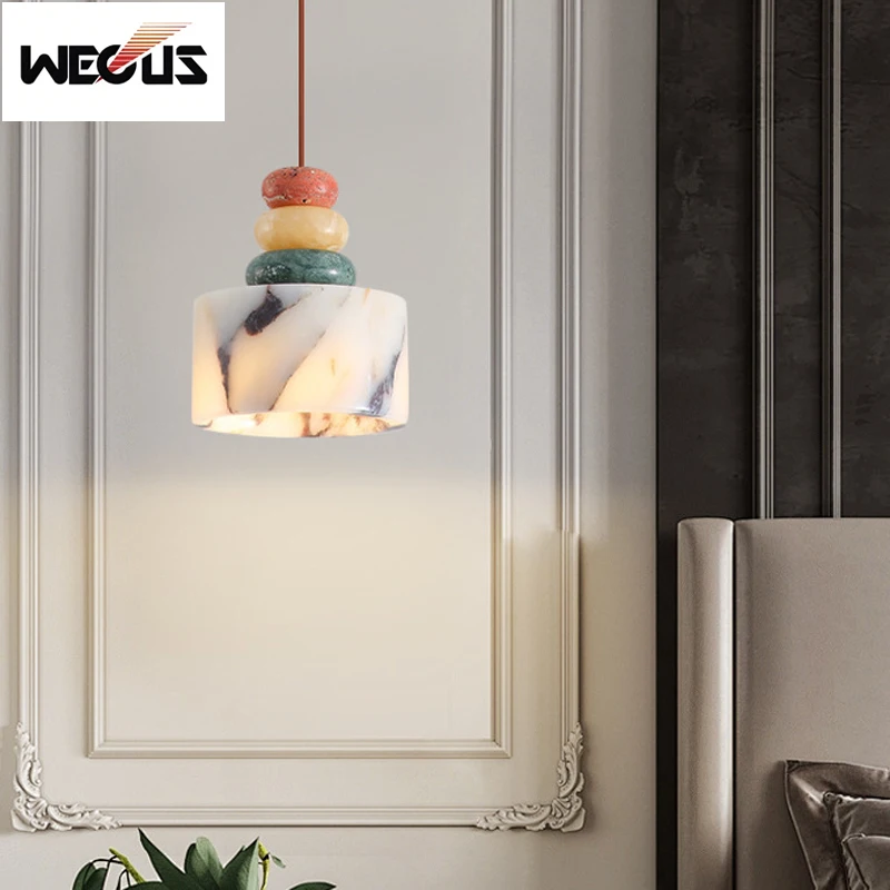 Premium Luxury Calacatta Marble Bedside Pendant Light High-End Decorative E27 Small Chandelier for Corridor Living Room Sofa
Premium Luxury Calacatta Marble Bedside Pendant Light High-End Decorative E27 Small Chandelier for Corridor Living Room Sofa