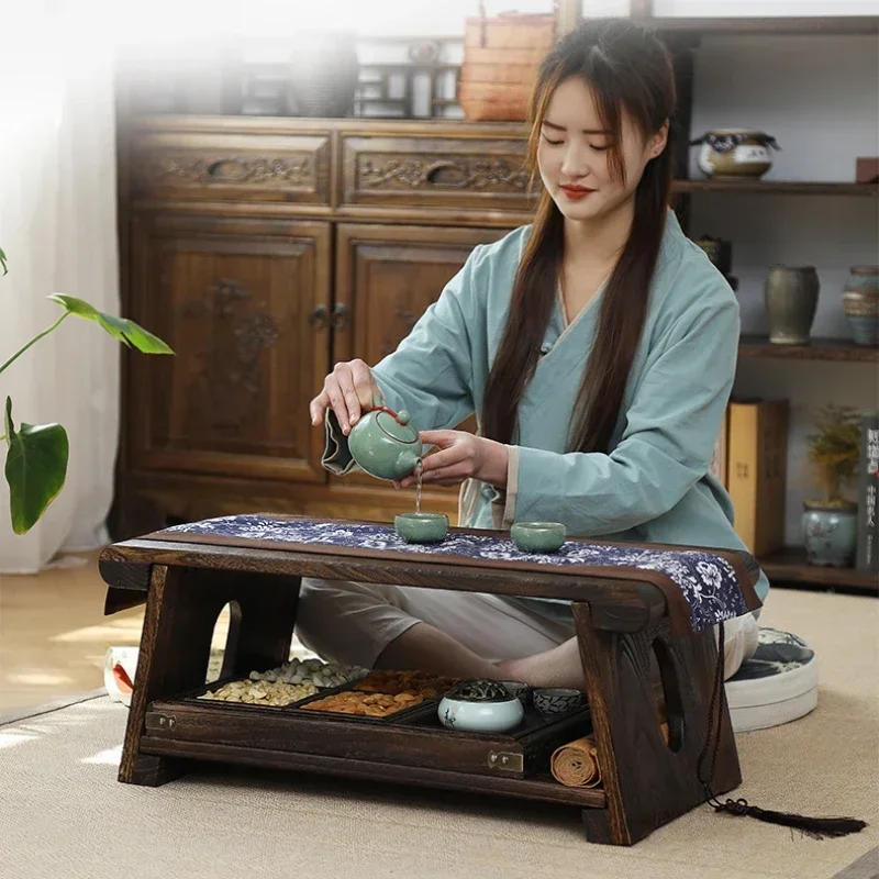 Japanese Tatami Style Desk with Rice Window Pattern for Bedroom Simple Household Furniture Foldable Paulownia Wood Coffee Table
Japanese Tatami Style Desk with Rice Window Pattern for Bedroom Simple Household Furniture Foldable Paulownia Wood Coffee Table