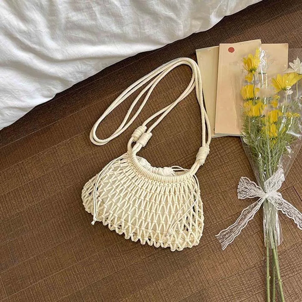 Large Capacity Crochet Shoulder Pouch Lightweight Small Pouch Yarn Woven Crossbody Bag Net Pouch Adjustable Strap
Large Capacity Crochet Shoulder Pouch Lightweight Small Pouch Yarn Woven Crossbody Bag Net Pouch Adjustable Strap