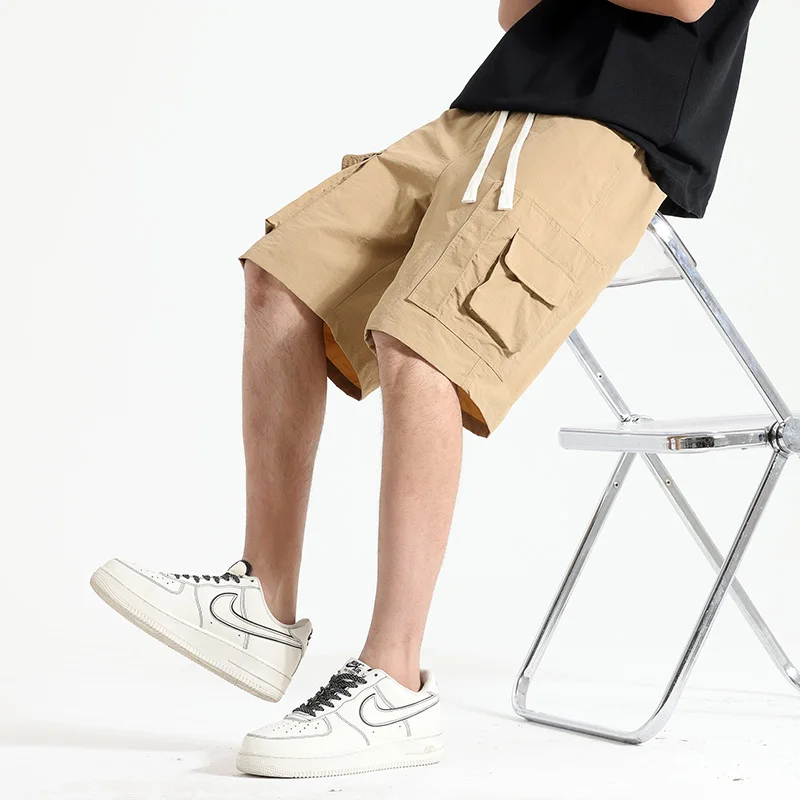 Summer men's multi pocket loose work pants, multi pocket casual breathable quick drying straight leg youth fashion sports shorts
Summer men's multi pocket loose work pants, multi pocket casual breathable quick drying straight leg youth fashion sports shorts