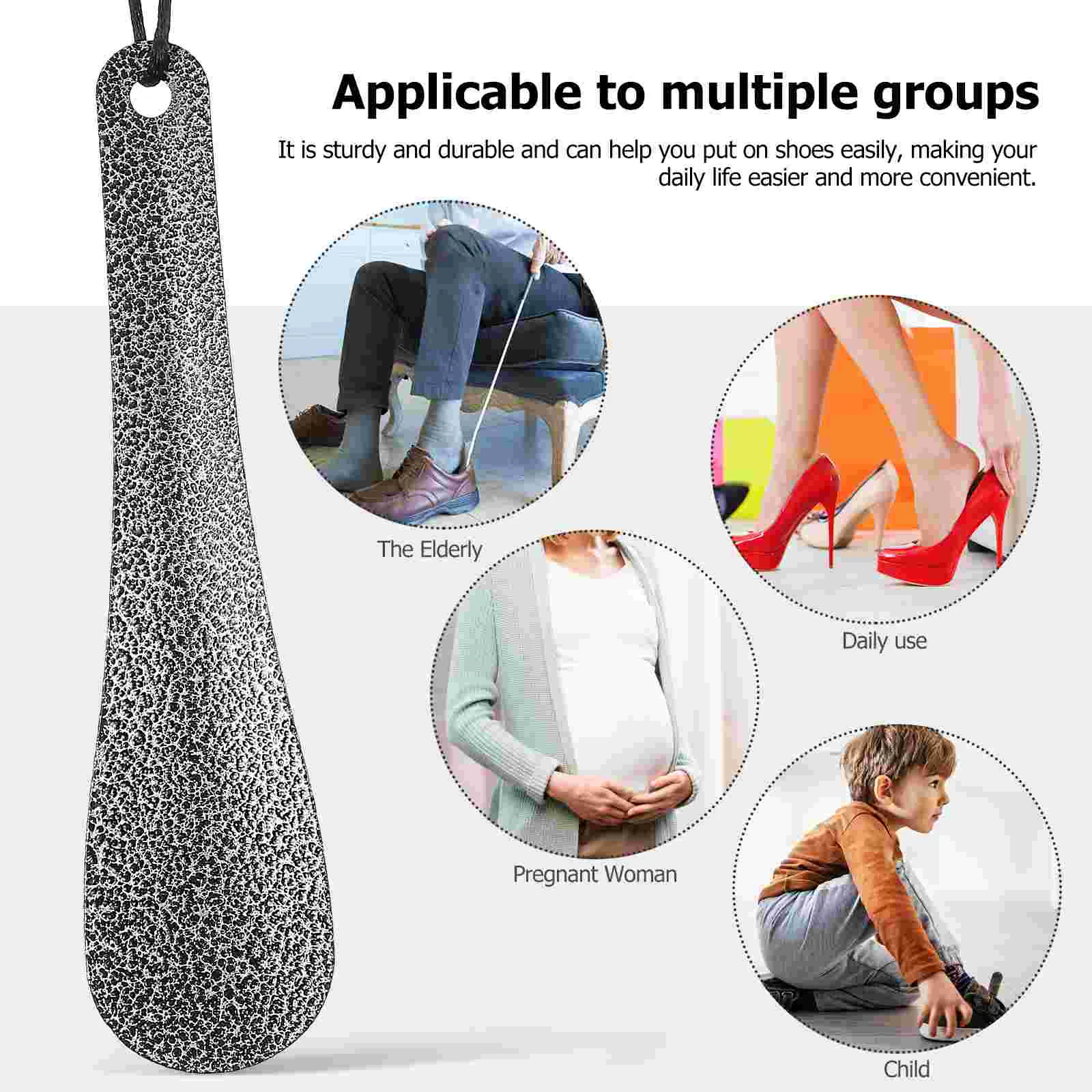 2 Pcs Metal Shoehorn Comfortable Travel Machinery Practical Lifter Tool Pregnant Women Portable
2 Pcs Metal Shoehorn Comfortable Travel Machinery Practical Lifter Tool Pregnant Women Portable