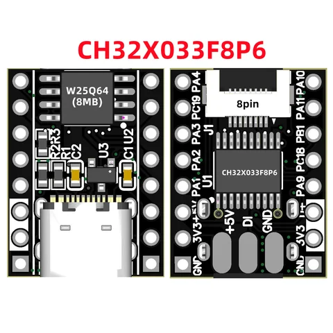 WCH CH32X033 Development Board On-board CH32X033F8P6 Microcontroller Core Board