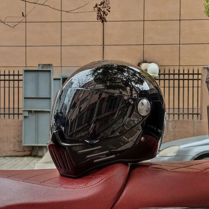 Retro Motorcycle Helmet Vintage Full Face coverage Motorcycle Riding Helmets DOT approved For Men And Women
Retro Motorcycle Helmet Vintage Full Face coverage Motorcycle Riding Helmets DOT approved For Men And Women