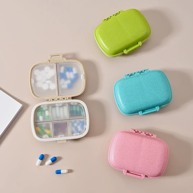Pill Organizer Box-Wheat Straw Material,Snap Lock & Waterproof Design,Portable for Travel/Purse,Multi-Use,Pills/Vitamins/Jewelry
Pill Organizer Box-Wheat Straw Material,Snap Lock & Waterproof Design,Portable for Travel/Purse,Multi-Use,Pills/Vitamins/Jewelry