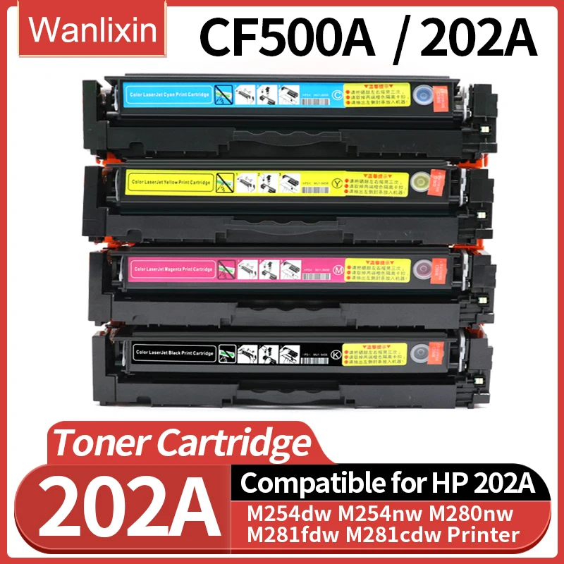 202A Compatible Toner Cartridge Replacement for HP 202A CF500A Color Laserjet Pro MFP M281fdw M281cdw M254dw M281fdn M254 M280nw
202A Compatible Toner Cartridge Replacement for HP 202A CF500A Color Laserjet Pro MFP M281fdw M281cdw M254dw M281fdn M254 M280nw